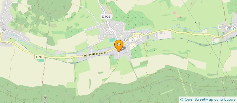 localisation de l'entreprise LES FRERES RICHARD  ARMAUCOURT