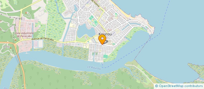 localisation de l'entreprise LES FRERES ROTISSEURS à KOUROU