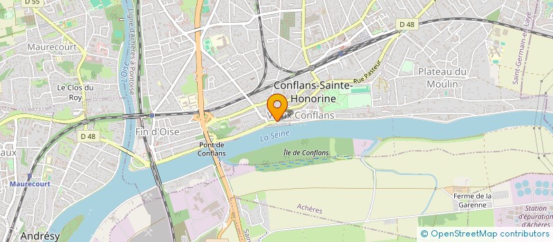 localisation de l'entreprise LES FRERES SAK  CONFLANS-SAINTE-HONORINE