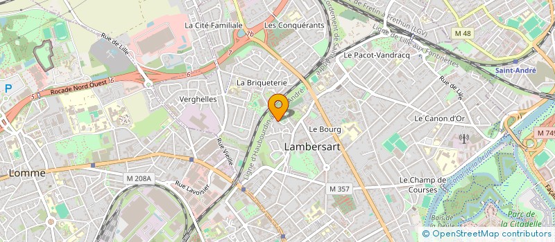 localisation de l'entreprise LES FRERES SALAMON  LAMBERSART