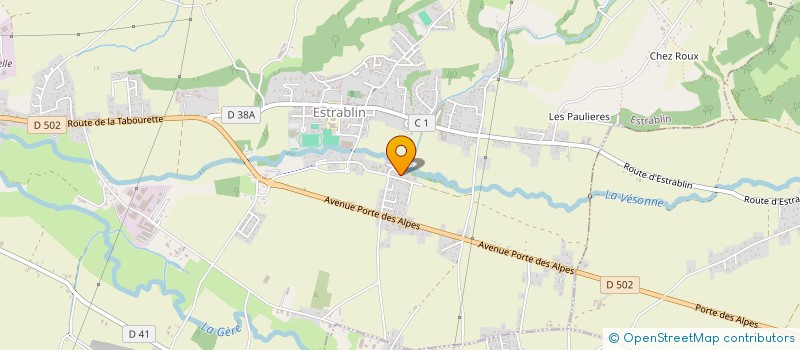 localisation de l'entreprise LES FRERES SCOTT  ESTRABLIN