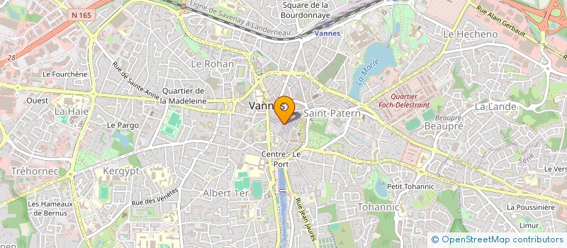 localisation de l'entreprise LES FRERES SISTERS à VANNES