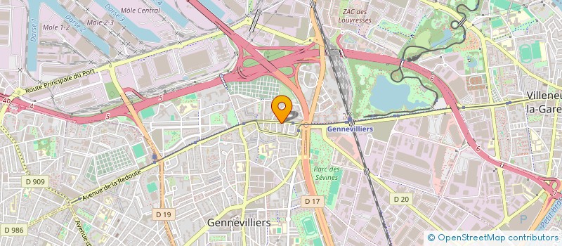 localisation de l'entreprise LES FRERES SITAYEB  GENNEVILLIERS