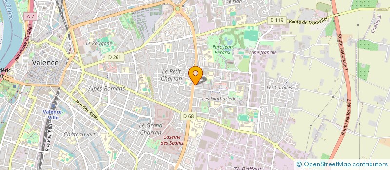 localisation de l'entreprise LES FRERES SOUDEURS  VALENCE