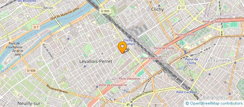 localisation de l'entreprise LES FRERES SUSHI à LEVALLOIS-PERRET