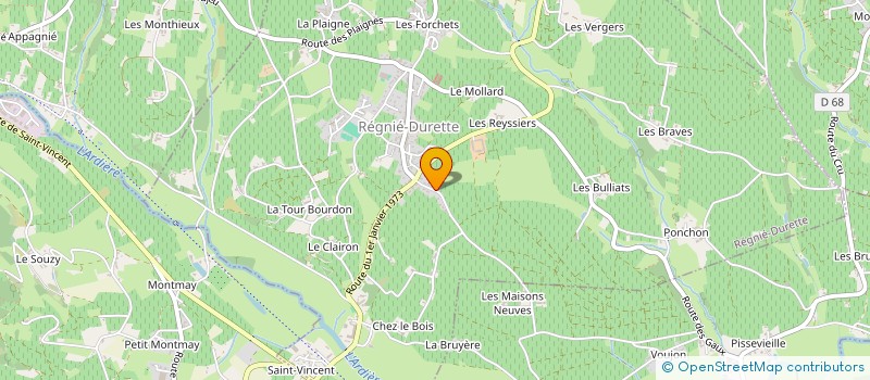localisation de l'entreprise LES FRERES VALOT  LANTIGNIE