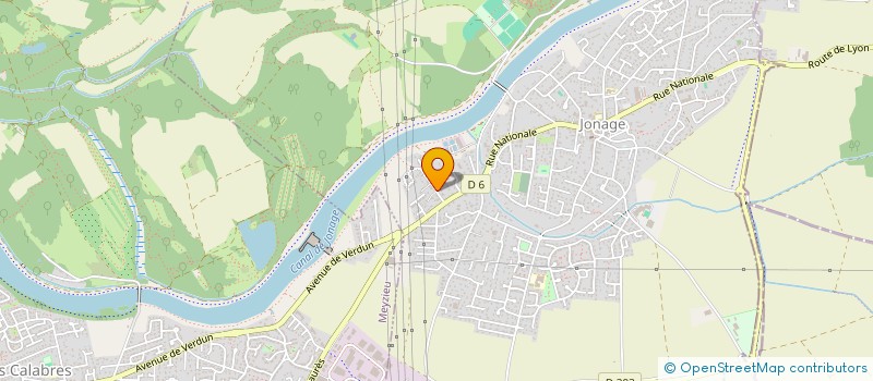 localisation de l'entreprise LES FRERES VENTRES  JONAGE