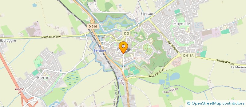 localisation de l'entreprise LES FRERES VERMEERSCH  BERGUES