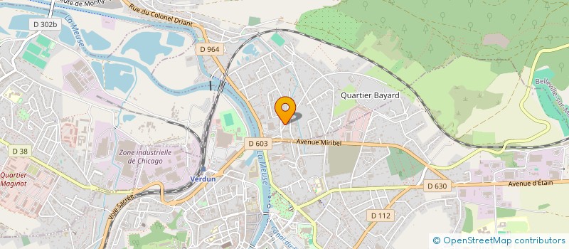 localisation de l'entreprise LES FREROTS à BELLEVILLE-SUR-MEUSE