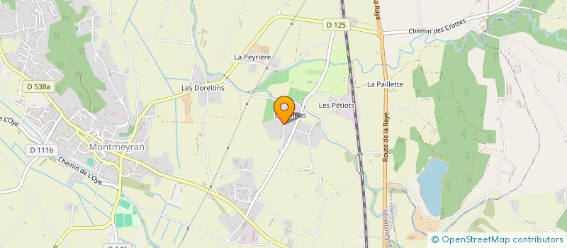 localisation de l'entreprise LES FREROTS  MONTMEYRAN