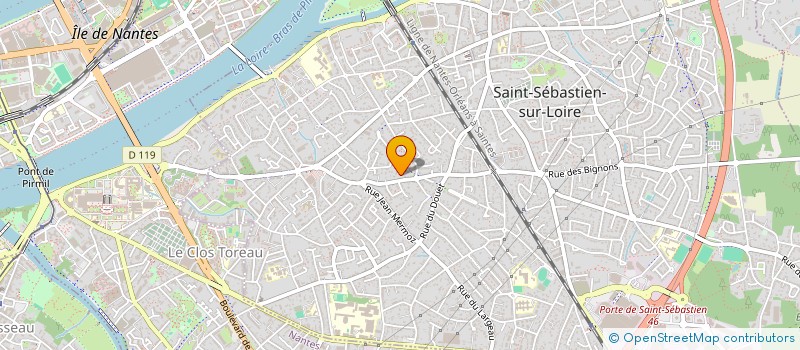 localisation de l'entreprise LES FREROTS à SAINT-SEBASTIEN-SUR-LOIRE