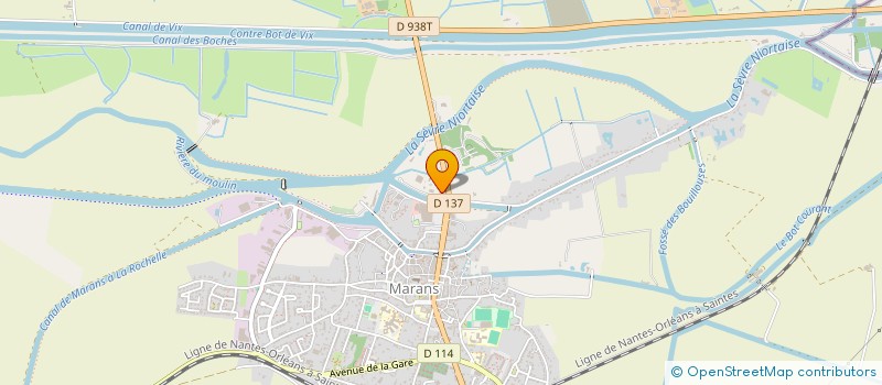 localisation de l'entreprise LES FREROTS  MARANS