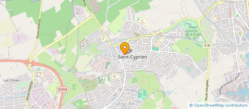 localisation de l'entreprise LES FREROTS  SAINT-CYPRIEN