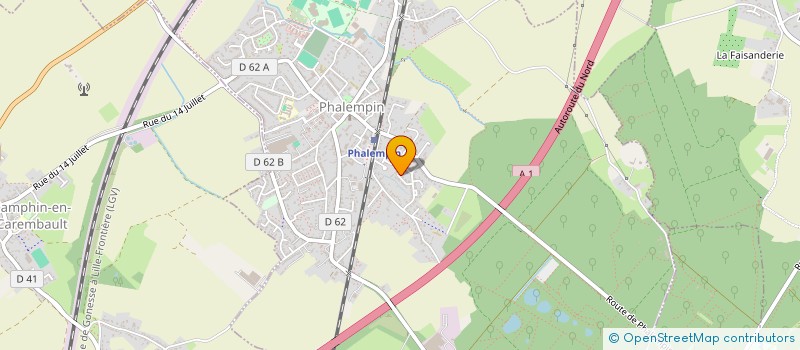 localisation de l'entreprise LES FREROTS DE LA VIE  LILLE