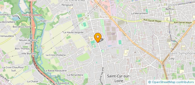 localisation de l'entreprise LES FRESLONS  SAINT-CYR-SUR-LOIRE
