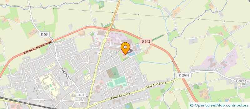 localisation de l'entreprise LES FRESNES à HAZEBROUCK