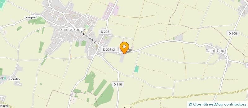 localisation de l'entreprise LES FRICAUDERIES  SAINTE-SOULLE