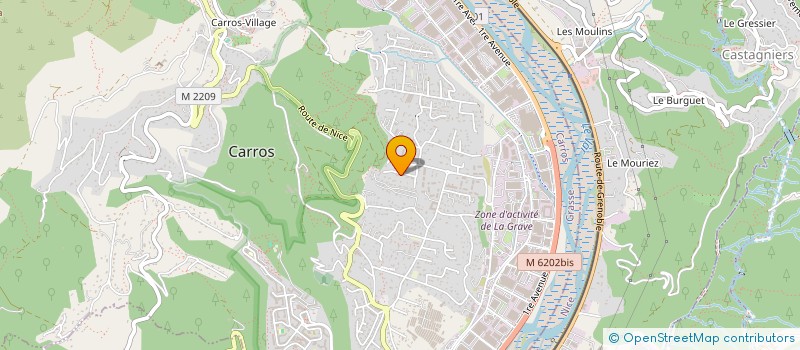 localisation de l'entreprise LES FRIMOUSSES DE CARROS à CARROS