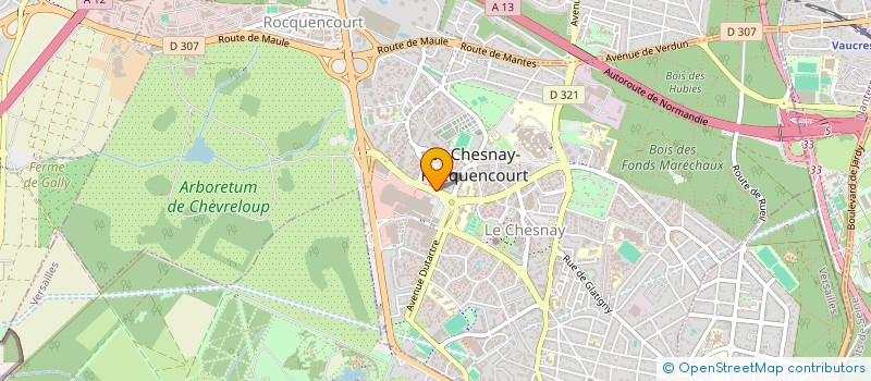 localisation de l'entreprise LES FRIMOUSSES DE SOPHIE à LE CHESNAY-ROCQUENCOURT