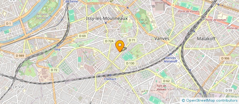 localisation de l'entreprise LES FRINGALES LITTERAIRES à ISSY-LES-MOULINEAUX