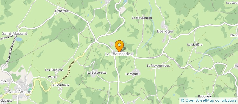 localisation de l'entreprise LES FRIPOUILLES à SAINT-ALPINIEN