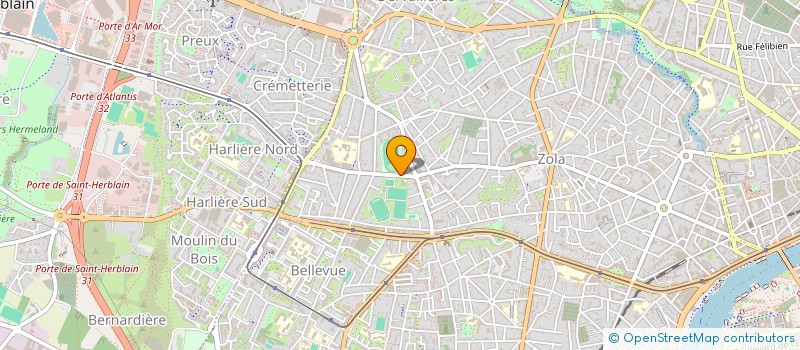localisation de l'entreprise LES FRISBEURS NANTAIS à NANTES