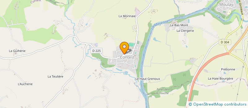 localisation de l'entreprise LES FROG'S  CONTEST