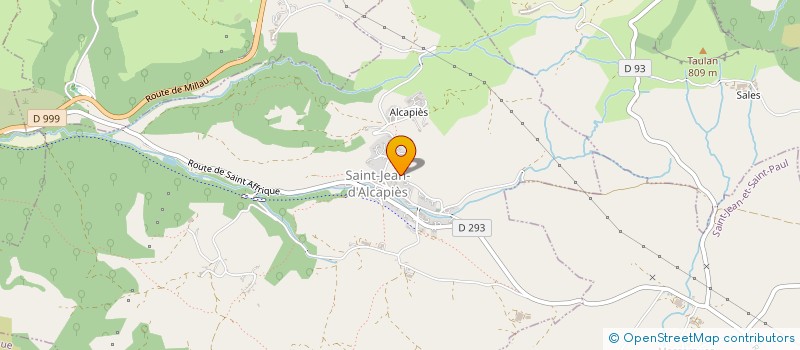 localisation de l'entreprise LES FROGGIES  SAINT-JEAN-D'ALCAPIES