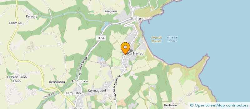 localisation de l'entreprise LES FROMAGERIES DU GOELO  PLOUHA