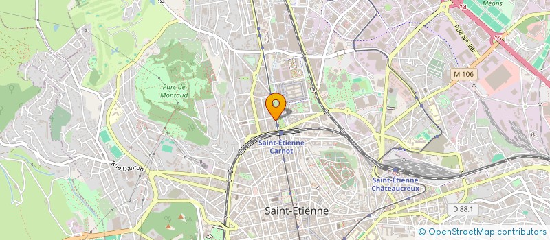 localisation de l'entreprise LES FROMAGERS DE CARNOT à SAINT-ETIENNE