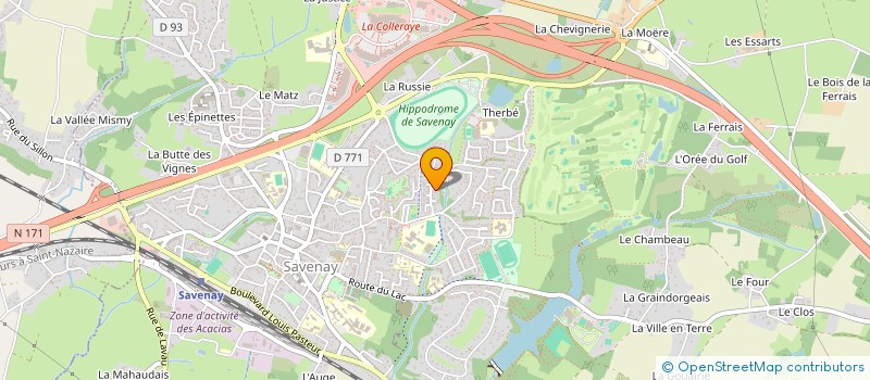 localisation de l'entreprise LES FROMAGES D'ALICIA à SAVENAY