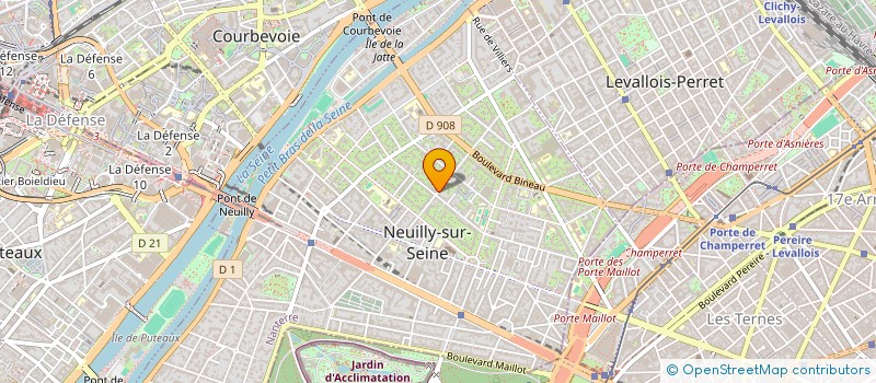 localisation de l'entreprise LES FROMAGES D'EXCELLENCE à NEUILLY-SUR-SEINE