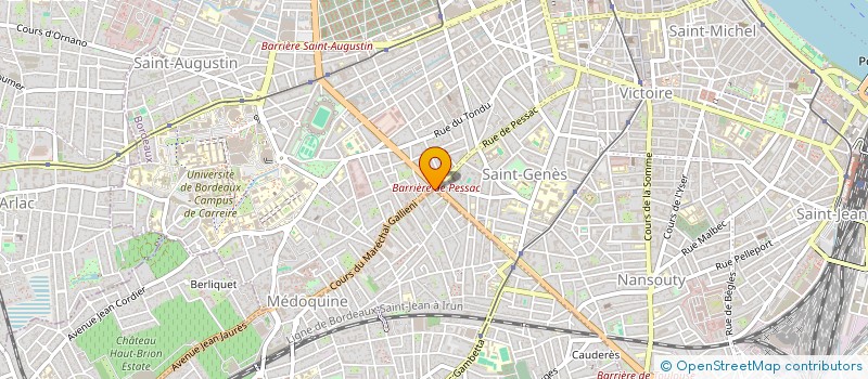 localisation de l'entreprise LES FROMAGES DE MANON à TALENCE