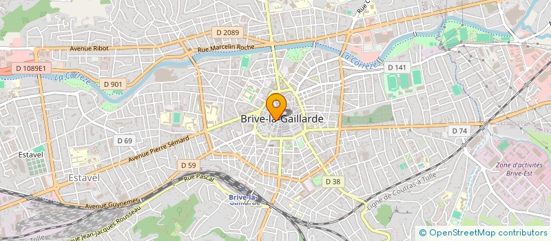 localisation de l'entreprise LES FROMAGES DE PIERRE-FRANCOIS ET CHARLES à BRIVE-LA-GAILLARDE
