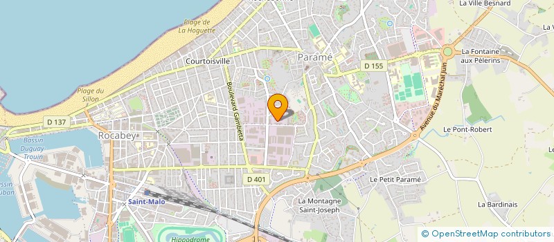 localisation de l'entreprise LES FROMAGES DE SOPHIE  SAINT-MALO