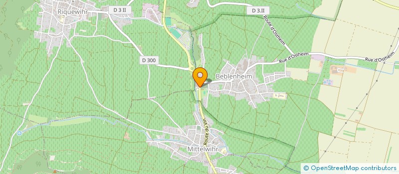 localisation de l'entreprise LES FROMAGES DU GRAND-PERE FISCHER à BEBLENHEIM
