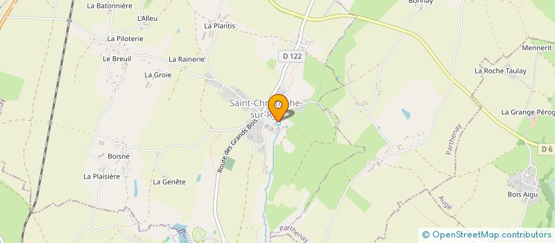 localisation de l'entreprise LES FROMAGES DU ROC  SAINT-CHRISTOPHE-SUR-ROC