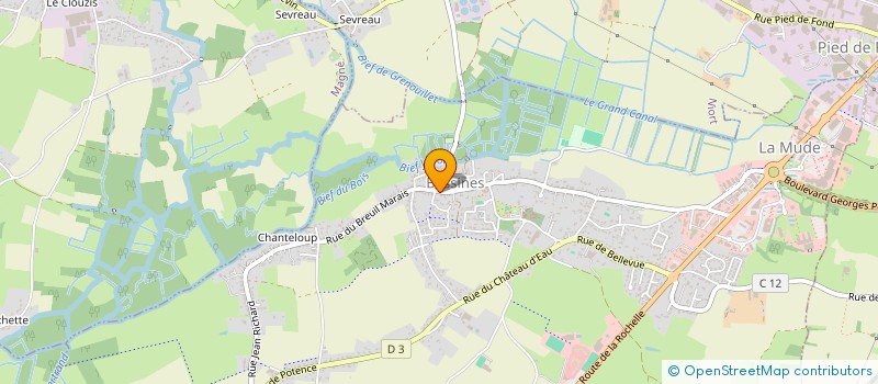 localisation de l'entreprise LES FRUITIERES  BESSINES