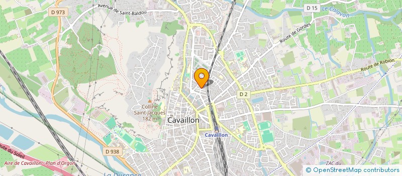 localisation de l'entreprise LES FRUITIERS  CAVAILLON