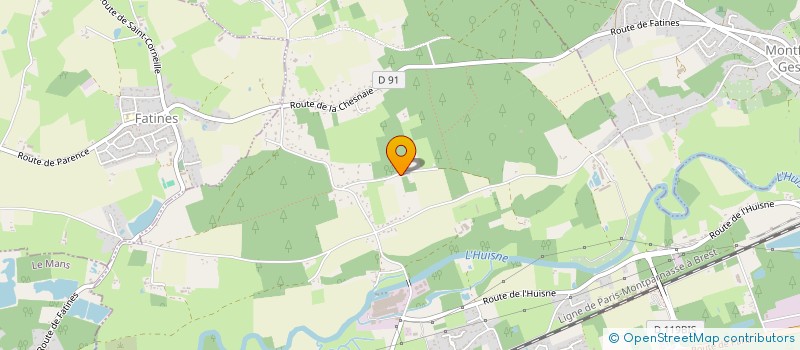 localisation de l'entreprise LES FRUITIERS BRIEROIS  SAINT-MARS-LA-BRIERE