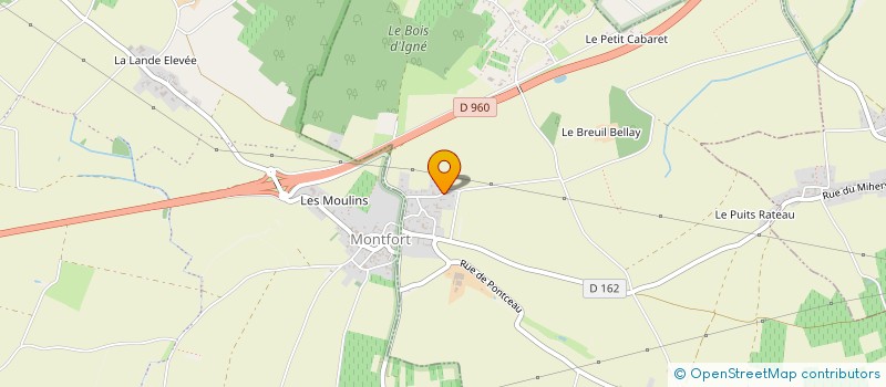 localisation de l'entreprise LES FRUITIERS D'EMILE  CIZAY-LA-MADELEINE