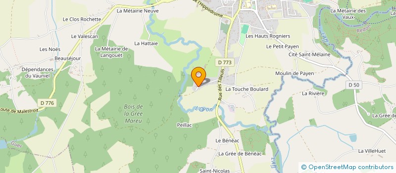 localisation de l'entreprise LES FRUITPOTINES à GUER