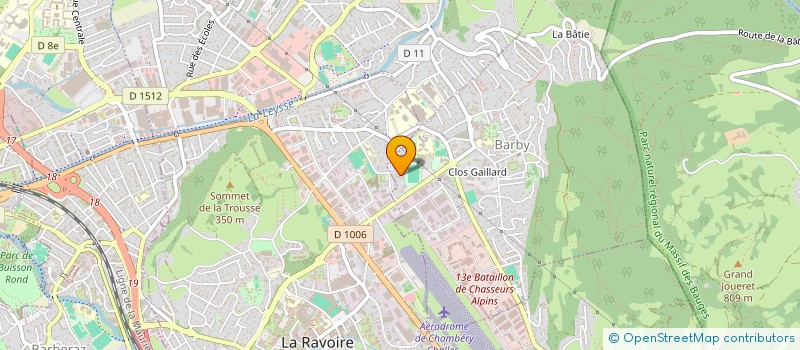 localisation de l'entreprise LES FRUITS D'OR  BARBY