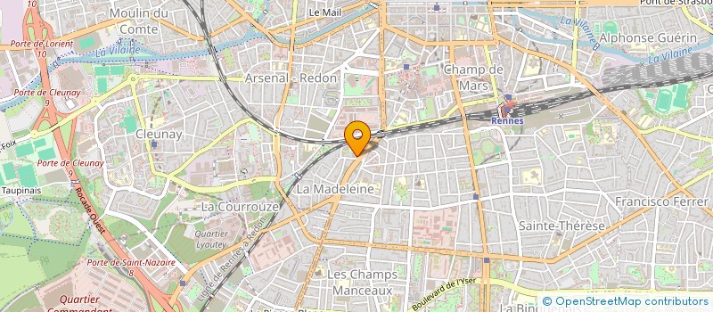 localisation de l'entreprise LES FRUITS DE LA PASSION à RENNES