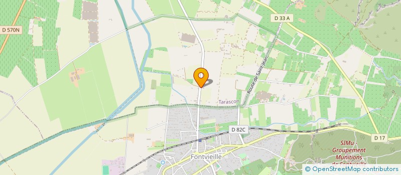 localisation de l'entreprise LES FRUITS DE LA VALLEE DES BAUX à TARASCON