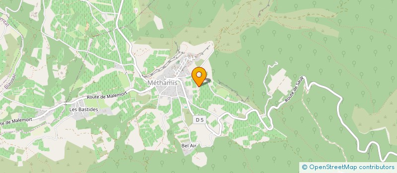 localisation de l'entreprise LES FRUITS DE MANON  METHAMIS