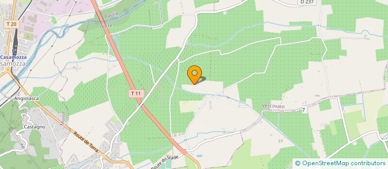 localisation de l'entreprise LES FRUITS DE POZZO DI VIGNA à VESCOVATO