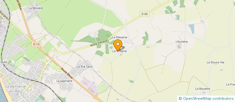 localisation de l'entreprise LES FRUITS DE RETZ  PORNIC