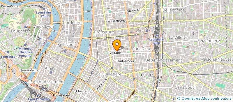 localisation de l'entreprise LES FRUITS DEFENDUS  LYON