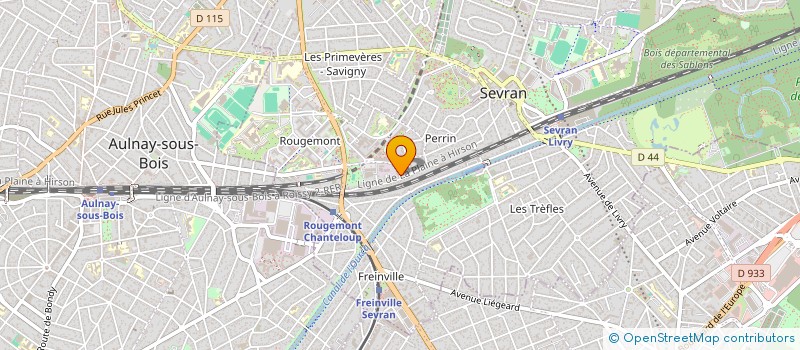 localisation de l'entreprise LES FRUITS DES 4 SAISONS  SAINT-DENIS